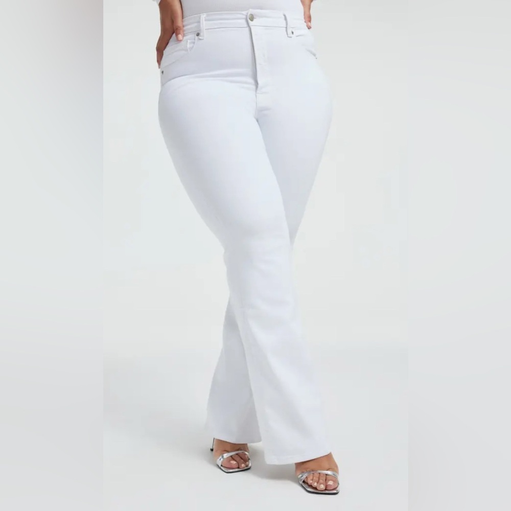 Good American Crisp White Denim Pants